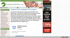 Desktop Screenshot of nagelkrankheiten.com