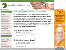 Tablet Screenshot of nagelkrankheiten.com